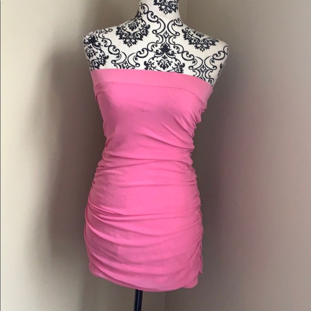 Pink Mini Dress/cute sleeveless top